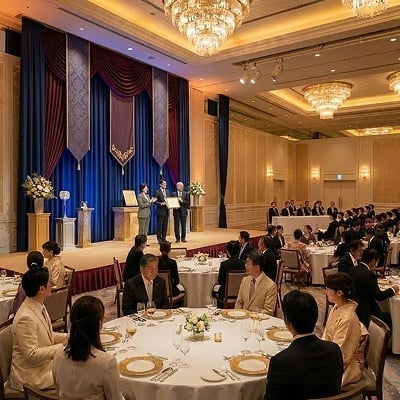 表彰式 +パーティー