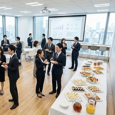 会議 +パーティー
